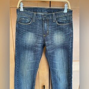 VISVIM Fluxus J5 Dark Blue Straight Leg Jeans, 30x32 *EXCEPTIONAL*
